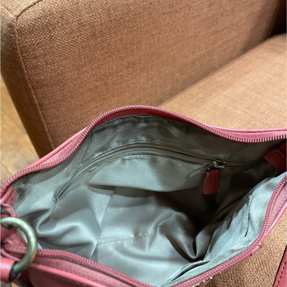Coach Pink Blush Leather Crossbody Bag - Picture 4 of 5